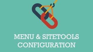 JoomlaShine Template Configuration | Video 5: Menu&Sitetools Configuration